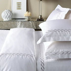 600 Thread Count Rope Embroidered Duvet Set, lifestyle image - House Of Avana