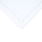 600 Thread Count Scallop Embroidered Duvet Set, detail shot - House Of Avana