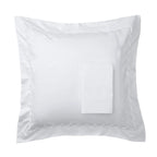 600 Thread Count Scallop Embroidered Euro Sham Pairs, lifestyle image - House Of Avana