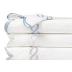 600 Thread Count Scallop Rope Embroidered Cotton Sheet Set Mélange Home