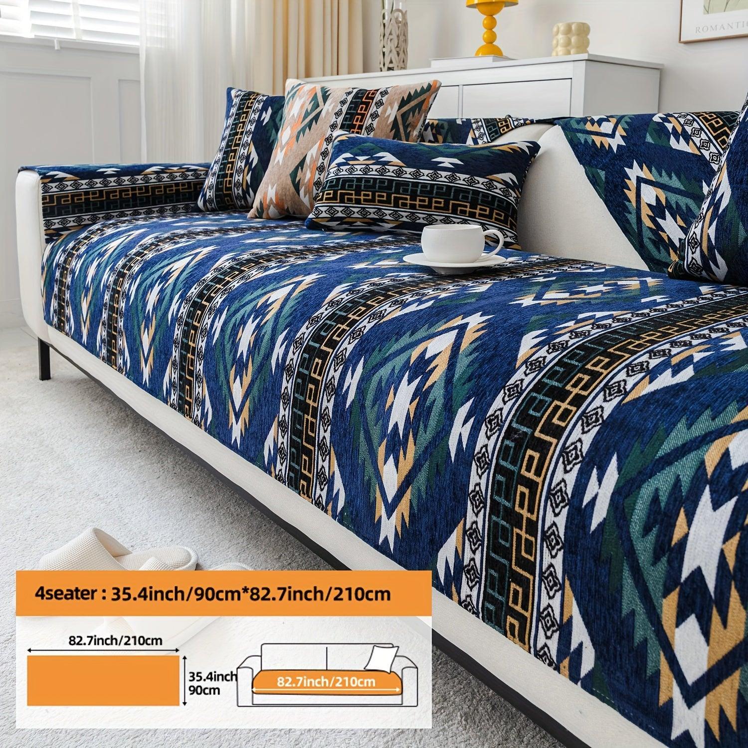 Linen Couch Slipcover | Boho Dog Proof Couch Slipcovers for All-Season topspet