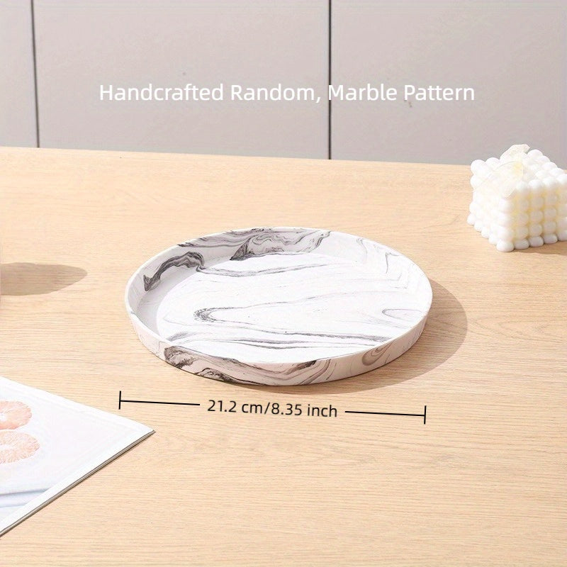 Vanity Tray - Marble Pattern 12.6