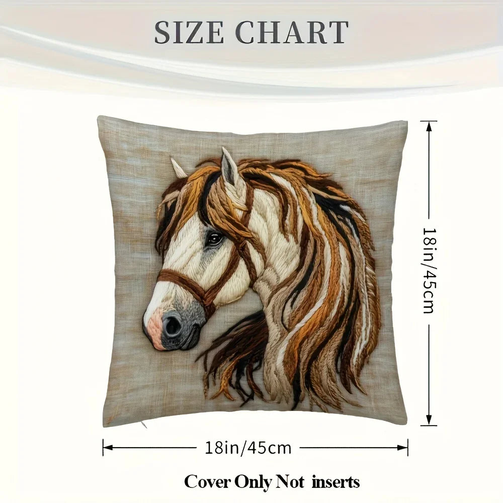 Throw Pillow - Traditional Polyester 18x18in