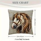 Throw Pillow - Traditional Polyester 18x18in