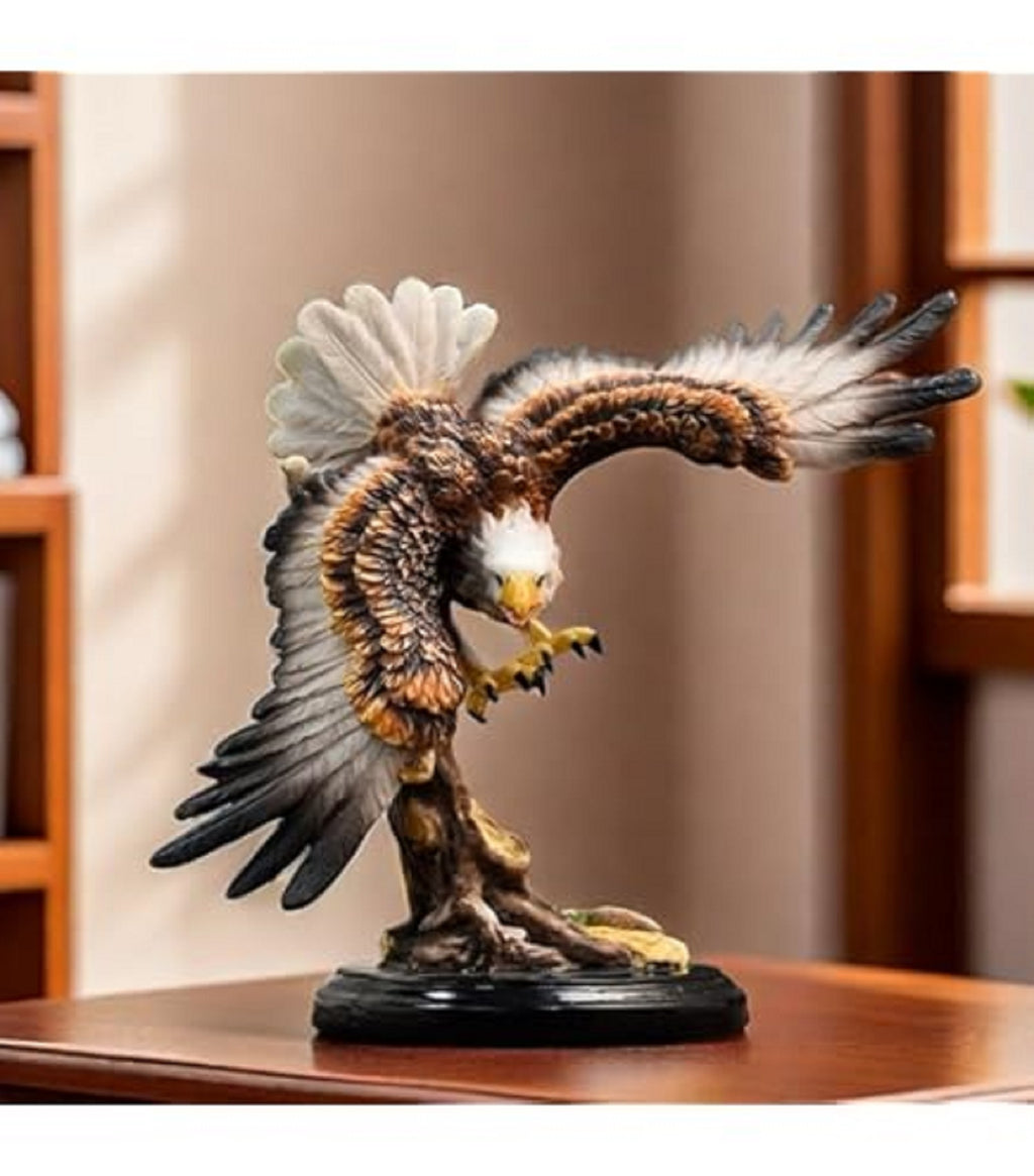 Eagle Sculpture – Brown Metal [[SKU:HOA-SCU-548]]