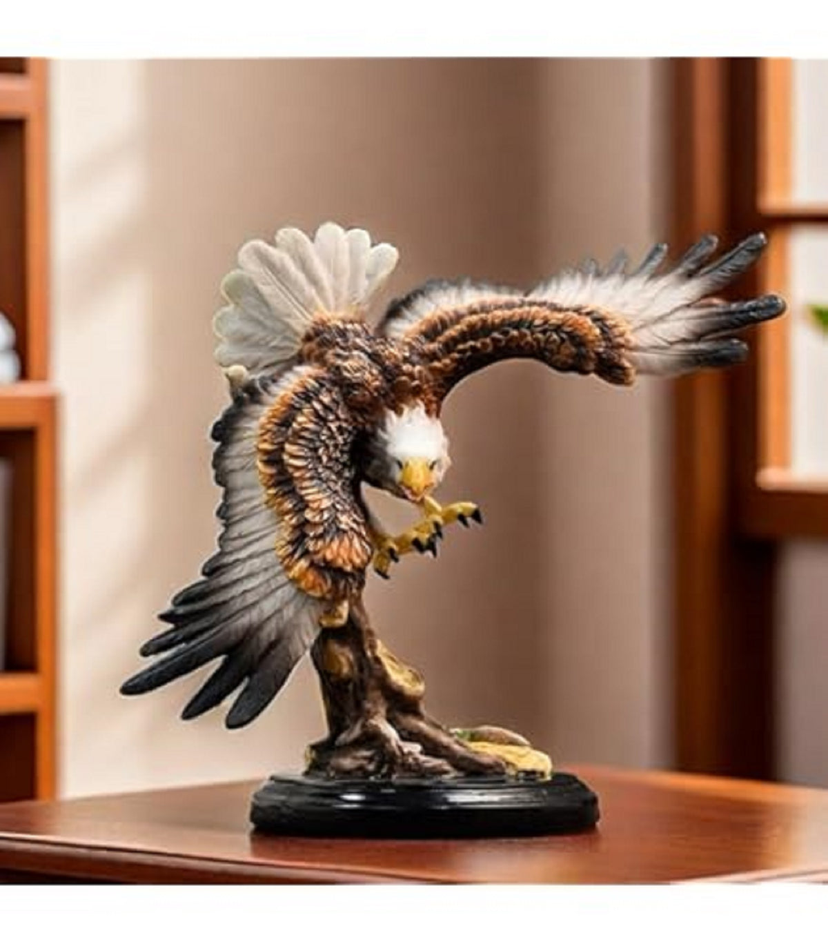 Eagle Sculpture – Brown Metal [[SKU:HOA-SCU-548]]