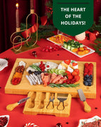 Cheese Board w/knives, 16.5"x11" Royal Craft Wood