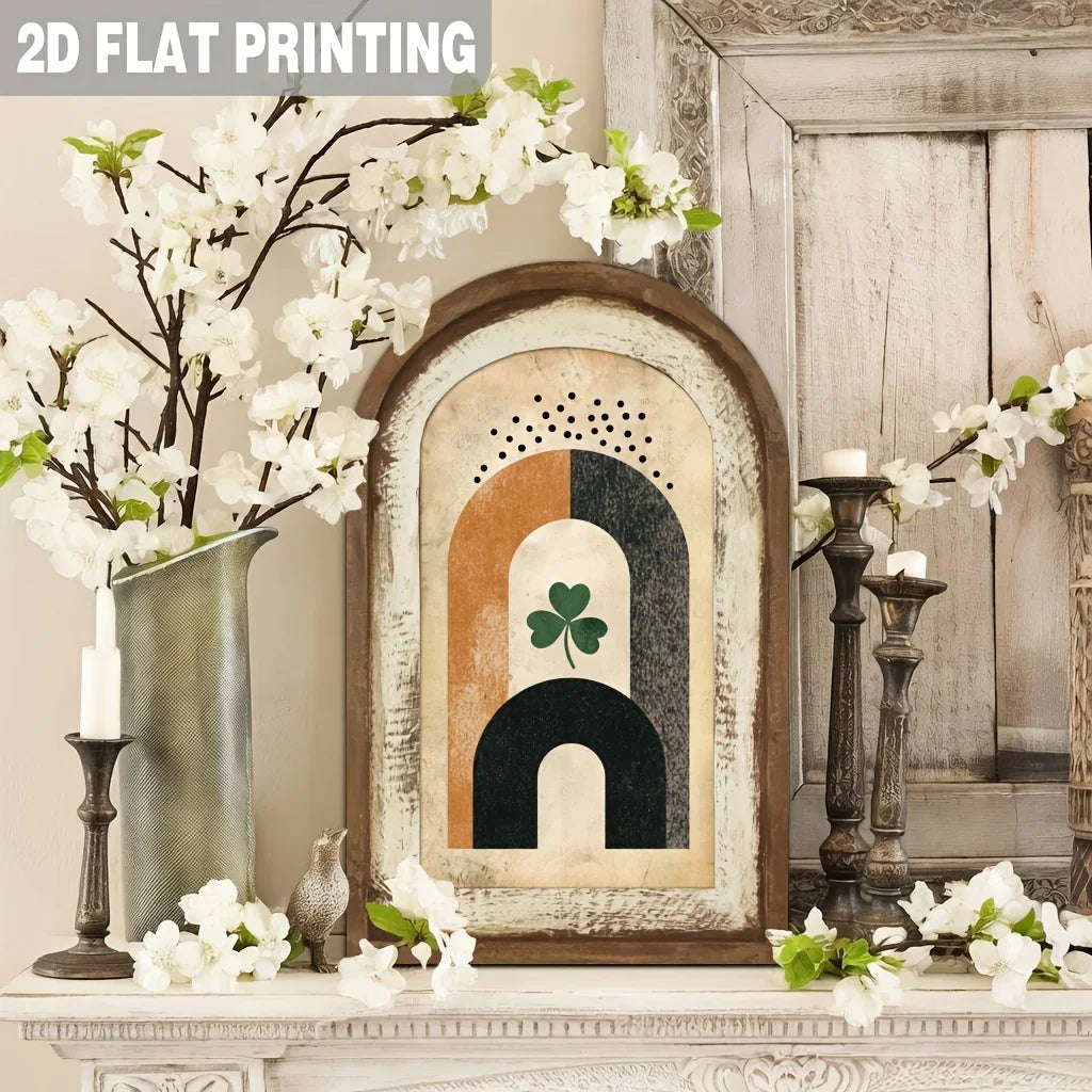 Wooden Sign - Abstract Wooden 7x12 Inch