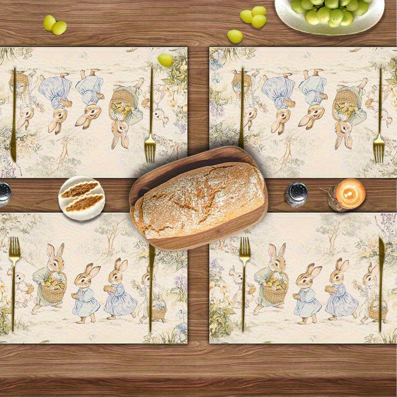 Placemats - Washable Multi-Color Set