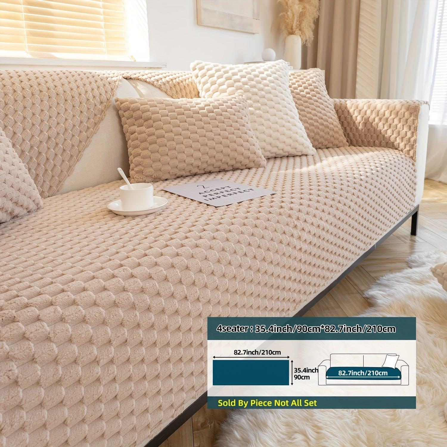 Plush Nordic Sofa Slipcover topspet