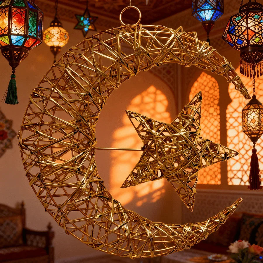 Pendant - Modern Metal Gold 12-Inch