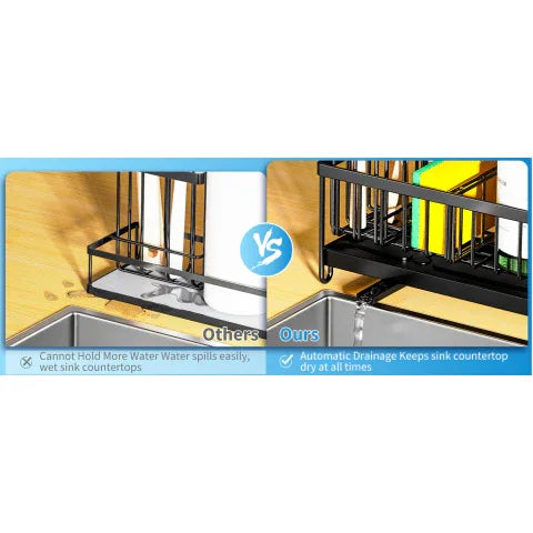 Sponge Holder - Stainless Steel Black