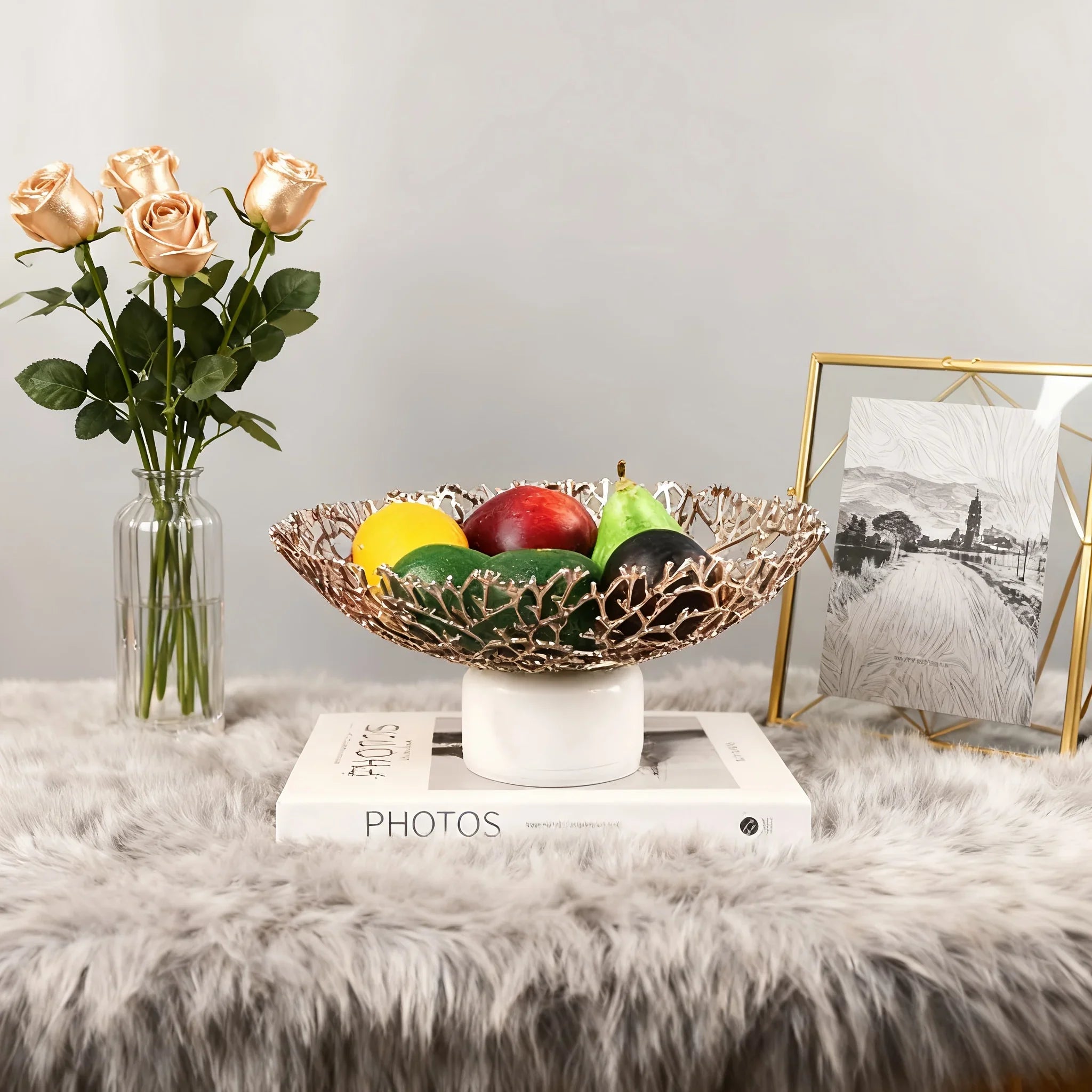 Snack Tray - Luxury Ceramic White