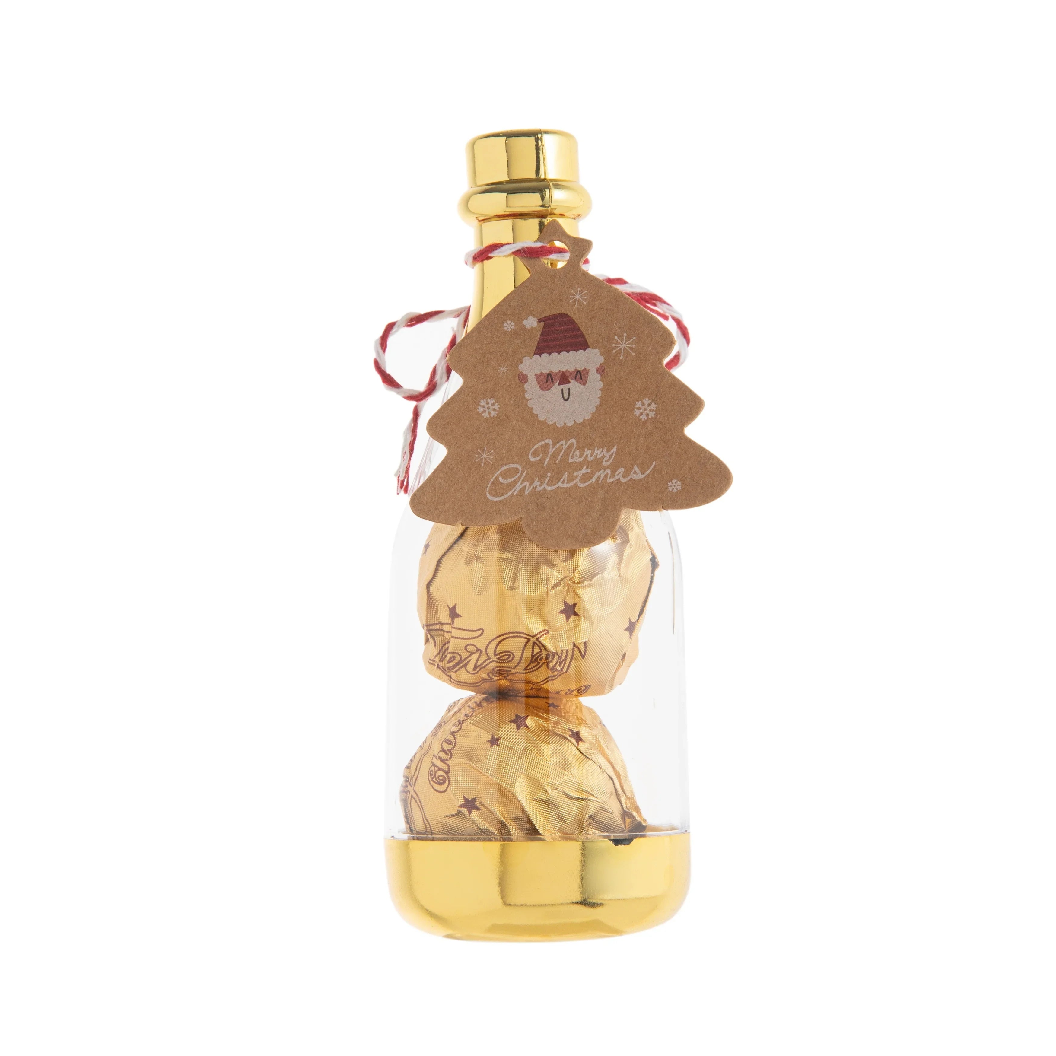 12pcs Ultra Cute Vintage Champagne Bottle Candy Boxes for Christmas Party - Perfect for Party Gifts, Christmas Gifts, and More, Party Decorations, Festive Gifts, Vintage Design, Durable Plastic, Gift Containers, Holiday Decor House Of Avana