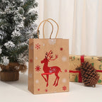 12 Pack Christmas Gift Bags with Santa, Reindeer, Snowman & Tree Designs - Paper Holiday Shopping Bags with Twine Handles for Parties, Gifts, Decorations, Gift Bags Christmas, Seasonal Decorations, Festive Party Favors, Festi House Of Avana