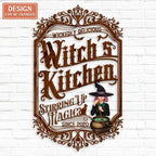 Personalized Witch Kitchen Metal Sign - Gift Idea For Witch Lover - Wickedly Delicious