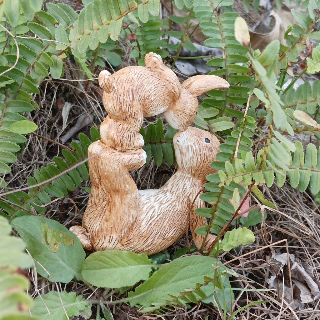 Rabbit Sculpture - Affectionate Warm White