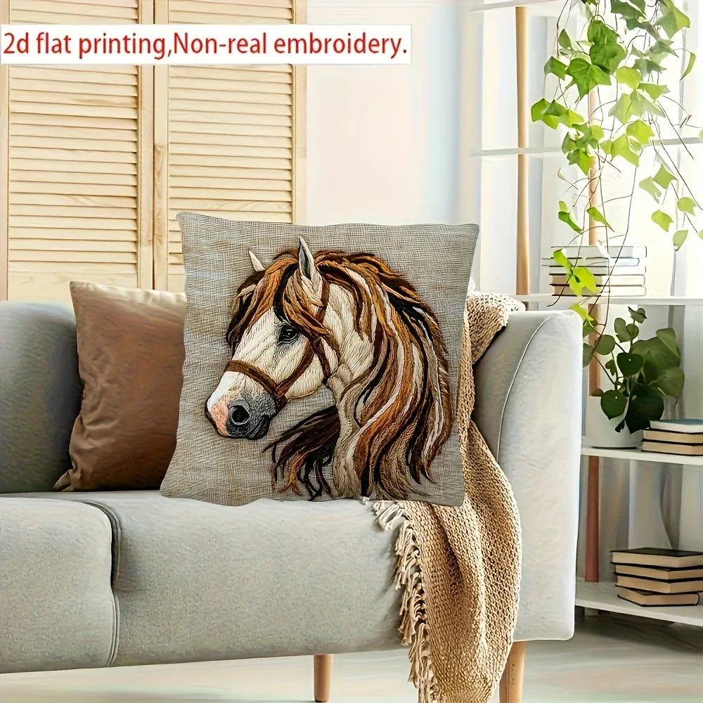 Throw Pillow - Traditional Polyester 18x18in