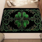 Rug - Modern Velvet Black Green