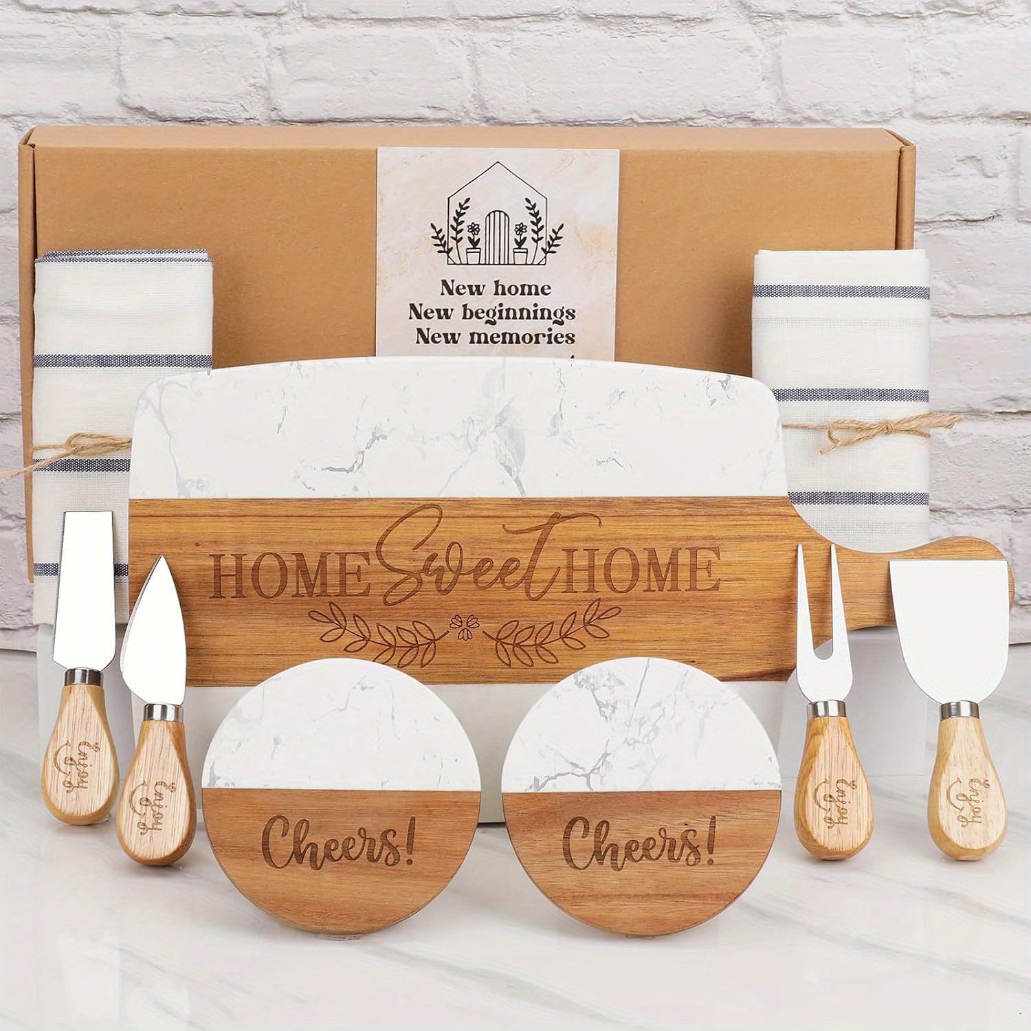 House Warming Gifts New Home, Unique Housewarming Gift Baskets for New House, New Home, Couples, Women, Gifts for New Homeowners Brown House Of Avana