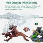 3pcs Natural Large Driftwood For Aquarium Decor, Sinking Wood Fish Tank Decor For Aquarium, Reptile Tank House Of Avana
