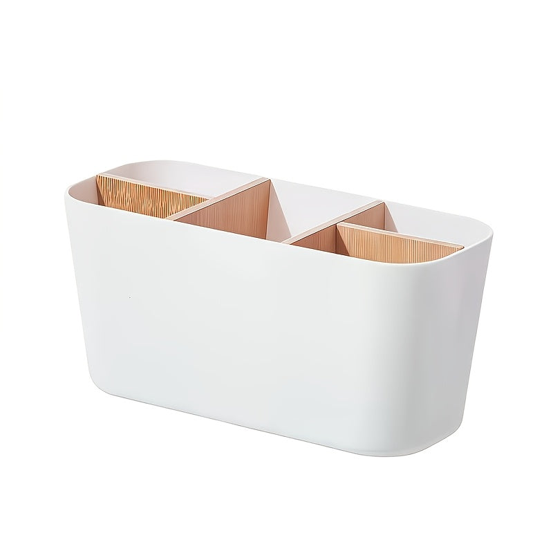 Toothbrush Holder - 5-slot Plastic Bathroom