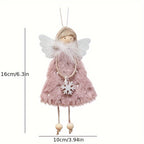 3pcs Plush Angel Doll Pendants - Perfect for Christmas, New Year's, Birthdays, Weddings & Valentine's Day Decorations House Of Avana