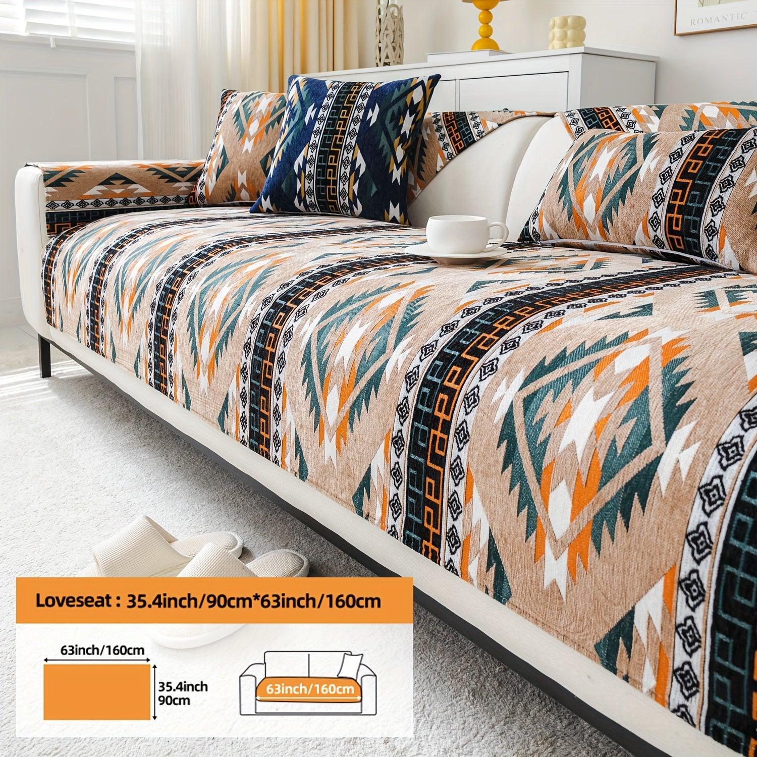 Linen Couch Slipcover | Boho Dog Proof Couch Slipcovers for All-Season topspet