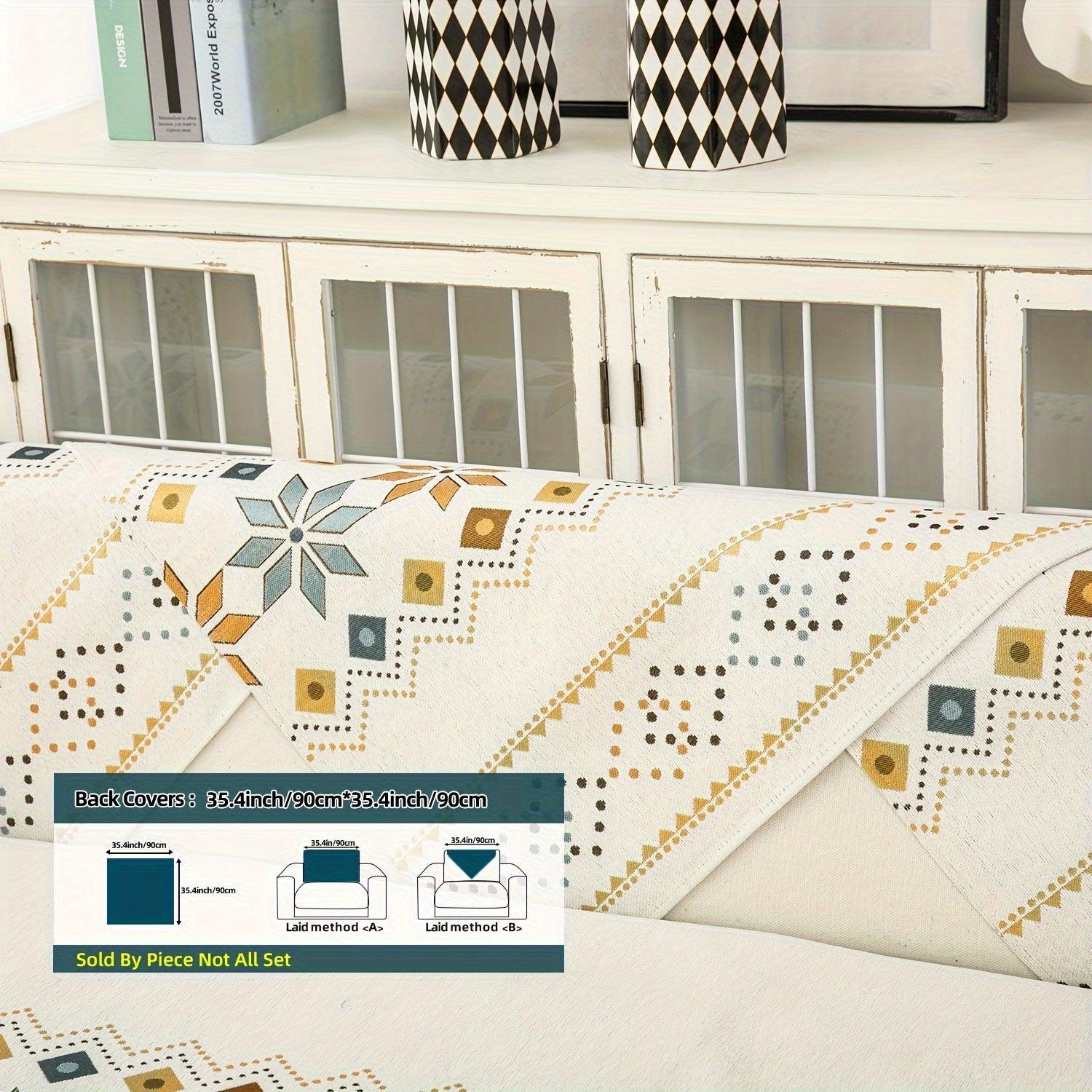 Stylish Bohemian Chenille Slipcovers for Couches topspet