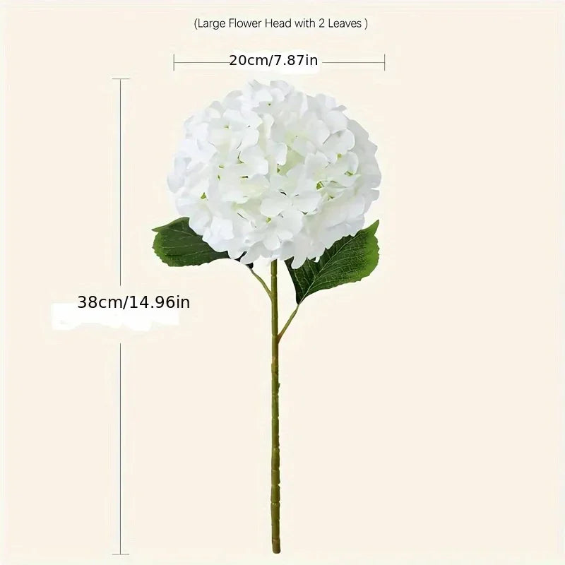 S Artificial White Hydrangea Suit-home Decoration Simulation Flower-uv-resistant Plastic Vine Garnet,... - House Of Avana