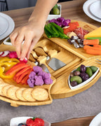 Cheese Board Set, Round Royal Craft Wood