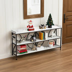 70.9 Extra Long Console Table with Outlets House Of Avana