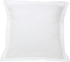 600 Thread Count Hemstitch Euro Pillow Sham Pair Mélange Home