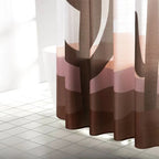 72-in. Desert Cactus Sunset Brown Red Tan Southwest Shower Curtain