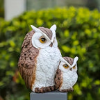 1 Set Realistic Resin Owl Statue - Outdoor Garden Bird Deterrent & Decorative Sculpture, Lifelike Owl Sculpture with Expressive Eyes, Durable Lawn & Patio Decor, Bird Repellent Device, No Batteries/Electricity, Perfect Gift f House Of Avana
