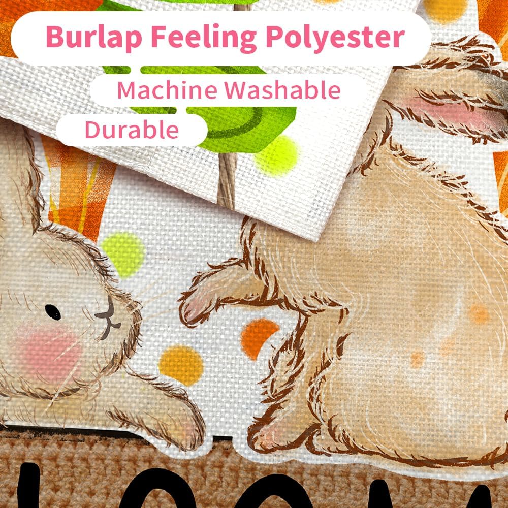 Garden Flag - Decorative Easter Bunny Polyester 12x18