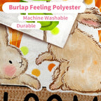 Garden Flag - Decorative Easter Bunny Polyester 12x18