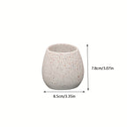 Toilet Rinse Cup - Ceramic White