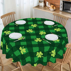 Tablecloth - Washable Polyester Clover