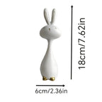 Rabbit Statue - Modern Golden Small