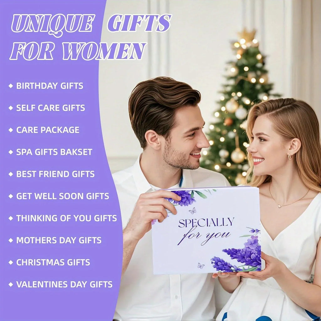 with 2 Insulated Tumblers, 12pcs Self Care Package Unique Lavender Get Well Soon Gifts for Women, Birthday Gifts, Christmas Gifts, Relaxing Spa Gift Box for Her Mom, Wife, Sister, Best Friend, Thoughtful Presents, Holiday Pre House Of Avana