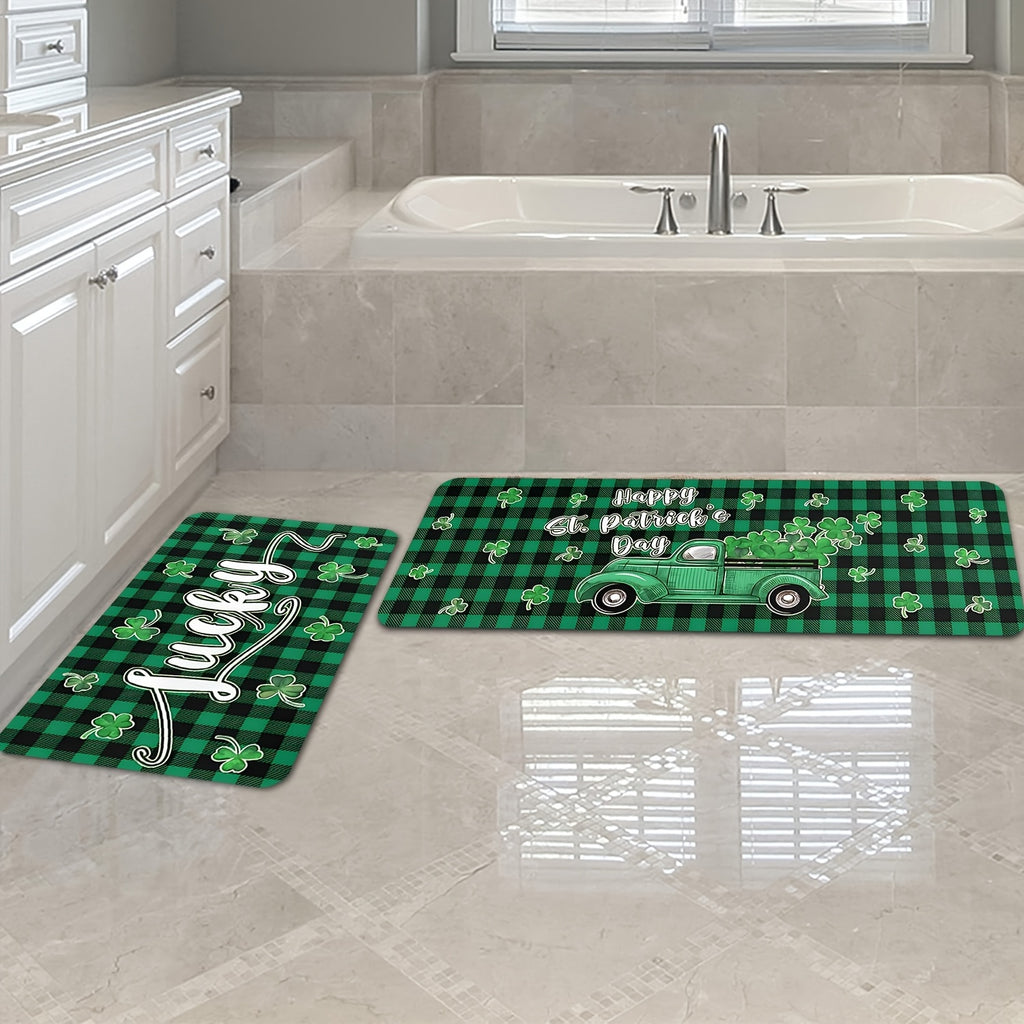 Kitchen Mat - Non-Slip Polyester 2-Pack