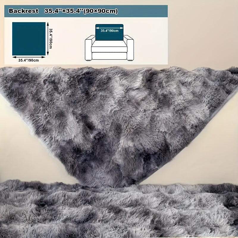 Luxurious Gradient Velvet Sofa Cover topspet