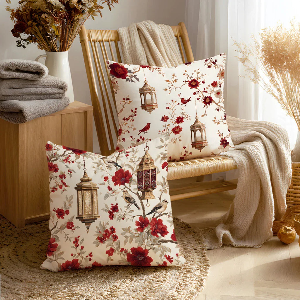 Pillowcases - Traditional Cotton Red 45cm