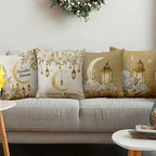 Pillowcase - Printed Golden 4pcs Set