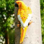 Resin Parrot Figurines Climbing Hanging Decor, Art Deco Style Alphabet Animal Theme, Garden Outdoor Ornament for Various Room Types, Perfect Gift for Girlfriend, Mom - Universal Holiday Decor, No Electricity Needed House Of Avana