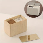 Resin Bathroom Containers with Lids Bathroom Organizer Storage Swabs Can Dental floss Can q-tip Storage Toothpick Holder Bathroom Canister Vanity Storage Jars Organizer for Swabs,Bath Salts Makeup Sponges Bath salt tank, Cani House Of Avana