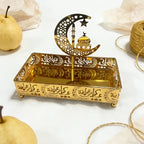 Metal Storage Box - Gold Centerpiece