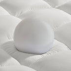 Extra Fluffy Mattress Pad Deep Pockets White