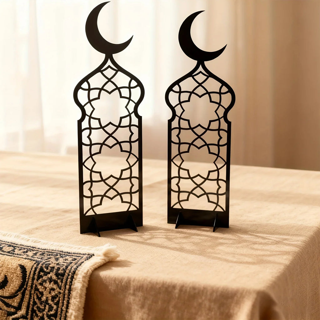 Ornament - Acrylic Flower Moon Set